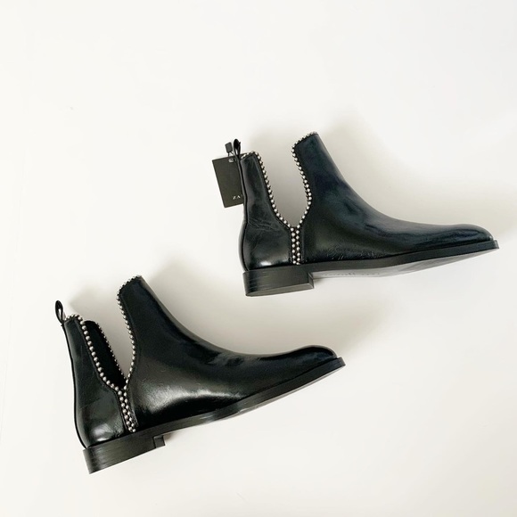 Zara Shoes - Zara Trafuluc ankle studded boots
Size 7.5 38
